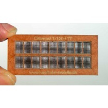 TT Ausschmückung BS Gitterrost 16,7x 8,3mm/ Feld, etc.................................................
