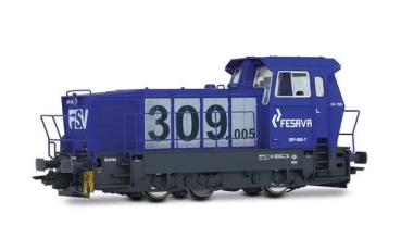 H0 FESAVA Diesellokomotive R 309, 3A, Ep.VI, blau/ grau, etc...................................................