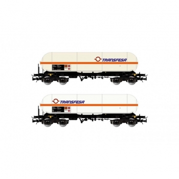 H0 E RENFE Kesselwagen Set 2x, Zags, 4A, Ep.V- VI, " Transfesa ", etc..........................