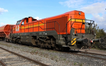 H0 Colas Rail Diesellokomotive DE 18, 4A,  Ep.VI, orange- gelb, L= 195mm, R= 356,5mm, etc..........................................................