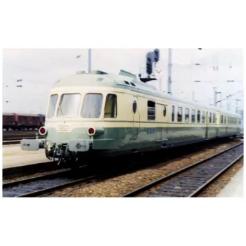 H0 F SNCF Dieseltriebwagen RGB I, mit Beiwagen, 4A, Ep.IV,  grün/ beige, Sound, etc............................................................
