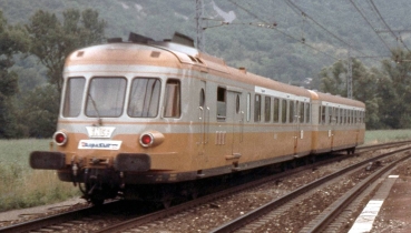 H0 F SNCF Dieseltriebwagen RGB I, mit Beiwagen, 4A, Ep.IV, " Alpazur ", Farbe, grau/ orange, Sound, etc..................................................