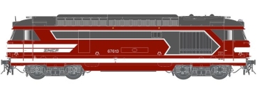 H0 F SNCF Diesellokomotive BB 67613, 4A, Ep.Vi, rot " Capitole ", etc............................................................