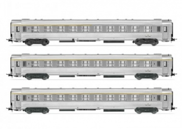 H0 F SNCF  Personenwagen Set 3x,  A9, A6, A9t, 4A, Ep.IV , Mouette, etc..................