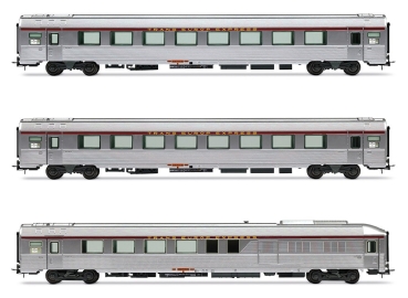 H0 F SNCF Reisezugwagen Set 3x, 4A, Ep.IV,  " TEE Jules Verne 2 ", etc......................