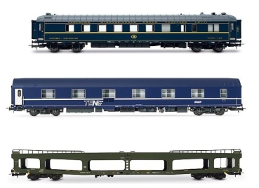 H0 F SNCF Autoreisezug Set 3x, 4A, Ep.III, etc........................