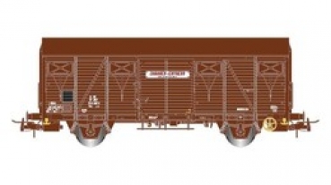 H0 F SNCF Güterwagen ged., Gss 4, 2A, Ep.III, braun