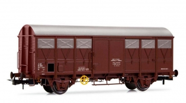 H0 F SNCF Güterwagen ged., Gs, 2A, Ep.IV- V, braun, " Viehtransport ", etc.....................