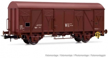 H0 F SNCF Güterwagen ged., Us, 2A, Ep.V- VI, braun, etc....................
