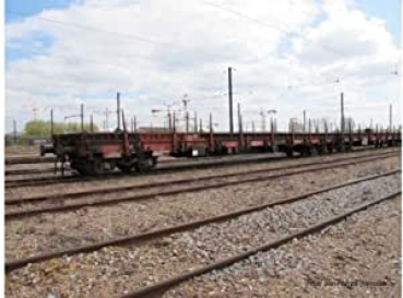 H0 F SNCF Flachwagen Res,  4A, Ep.IV, braun, etc.......................