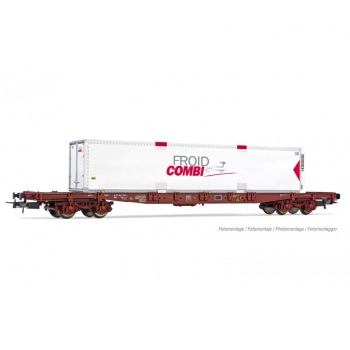 H0 F SNCF Containertragwagen Sgss, bel., 4A, Ep. V- VI, " Froidcombi ", etc..............