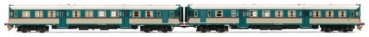 H0 I FS Dieseltriebwagen Set 2teilig, Aln 668 Serie 1900, Kl.1/ 2, 4A, Ep.V, hellblau/ beige, etc...........................