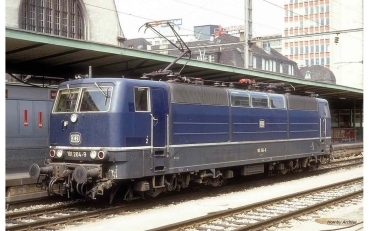 N D DB Elektrolokomotive BR 181.2,  4A, Ep.IV, blau, L=112mm, etc..................