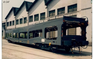 N E RENFE Autotransportwagen Set 2x, DDMA, 4A, Ep.IV, L= 330mm,  etc........................