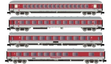 N D DB Reisezugwagen Set 4teilig 4A, Ep.V, " InterCity ", etc.......................................................