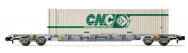 N F SNCF Containertragwagen bel., L=123mm, 4A, Ep.V, " CNC ", etc..........................