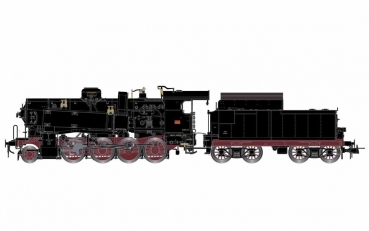 H0 I FS Dampflokomotive Gr.743 390, 2`2´t22,  Ep.III- IV,  Sound, etc.............................