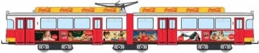 H0 Straßenbahn " Sommer Train - Coca Cola ", etc.....................