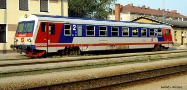 H0 A ÖBB Dieseltriebwagen BR 5047 , 4A, L= 292mm, Ep.IV- V,  grau- rot- blau, Sound,  etc......................