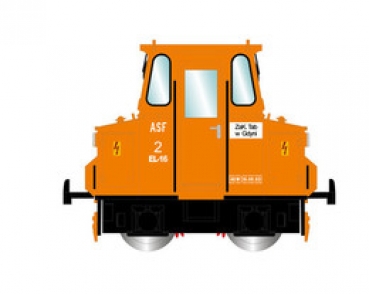 H0 PL PKP Akkuschleppfahrzeug, 2A, Ep.IV,  "  ASF "