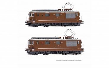 H0 Ch BLS SEZ Elektrolokomotive Re 4/ 4, 173, 177, 4A, Ep.IV, braun,  Sound, etc...........................