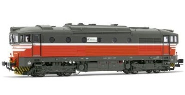 H0 PRI Diesellokomotive Mercitalia D753, rot- grau, Ep.VI, R=357mm, etc........................................