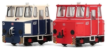 H0 D DB Akku- Schleppfahrzeug, ASF, Gießen, Set 2x, 2A, Ep.V- VI, rot und blau mit Blinklicht, grün, dig., etc............................