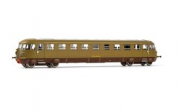 H0 I FSF Dieseltriebwagen Aln 556, ohne Antrieb, 4A, Ep.IV, Frontschürze rot,  " Castano- Isabella "