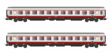 H0 I FS Personenwagen Set, UIC- Z, Pr. 901/ 300, St.2x,  Kl.2, 4A, Ep.VI, " Frecciabianca  "