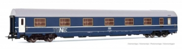 H0 D DB Schlafwagen Typ Mu ´TEN´, 4A, L= 303mm, Ep.IV, blau, Alu- Dach, etc........................
