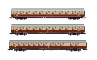 H0 D DB Personenwagen Set 3x, 4A, L= 922mm, Ep.IV, " TEE Helvetia ", etc......................