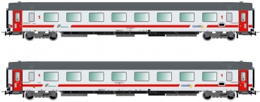 H0 I FS reisezugwagen Set 2x, 4A, Ep.VI, " Intercity Giorno ", etc........................