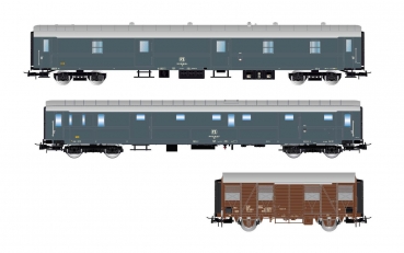 H0 I FS Gepäckwagen Set 3x, 4A, 2A, Ep.IV, Celerone, etc................................