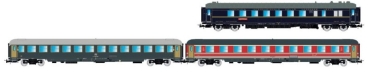 H0 I FS Reisezugwagen- Set 3x, " Alpen- Express ", 4A, Ep.IV, etc.....................................