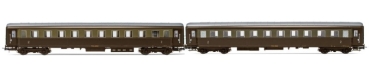 H0 I FS Reisezugwagen- Set 2x, Kl.2, 4A, Ep.III, etc................................................