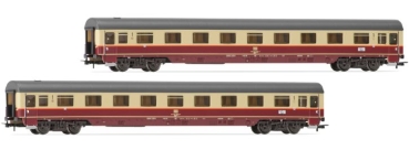 H0 D DB Reisezugwagen Set 2x, Avmz111, Kl.1, 4A, Ep.IV, Rheingold, etc......................................