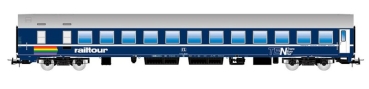H0 I FS Schlafwagen MU 73 in TEN Farbe, 4A, Ep.IV, " Railtour ", Alu- Dach, etc...........................
