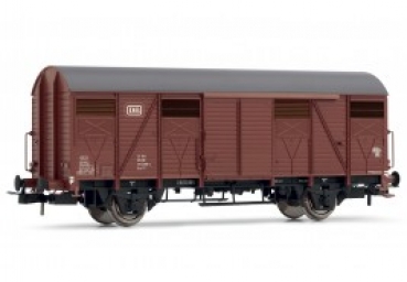 H0 D DB Güterwagen Grs 206,  ged.,  2A,  Ep.III,  braun
