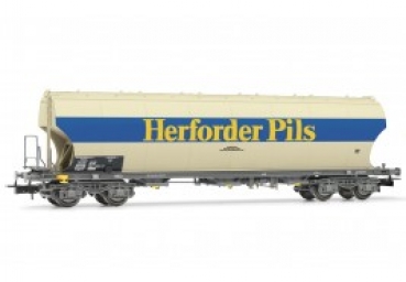H0 D DB Großraumsilowagen Taoos, 3380 084 3 002- 1,  4A,  Ep.IV,   " Herforder Pils "