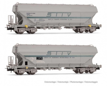 H0 D DB, B SNCB Silowagen Set 2x,  L=352mm, 4A, Ep.IV, STIV Lackierung,  etc................