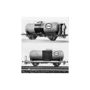 H0 I FS Kesselwagen Set 2x, 2A, Ep.III, Bremserhaus 1x, Bremserbühne 1x, etc.......................