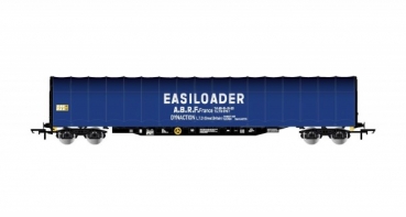 H0 GB Schiebeplanwagen , 4A, L= 227mm, Ep.IV,  blau, " Easiloader ",  etc......................