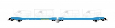 H0 Eu Autotransportwagen bel., Laads, 3A, Ep.V- VI, blau, etc........................