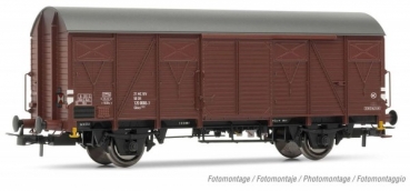H0 D DR Güterwagen mit Schlusssignal  ged., Gs, 2A, Ep.IV, braun, etc.................
