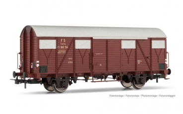 H0 I FS Güterwagen mit Schlusssignal  ged., Gs, 2A, Ep.III, braun, etc.................
