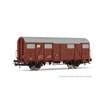 H0 I FS Güterwagen mit Schlusssignal  ged., Gs, 2A, Ep.IV, braun, etc.................