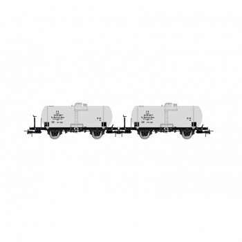 H0 I FS Kesselwagen Set 2x, 2A, Ep.III, Bremserbühne 2x, " Montecatini  ", etc.......................