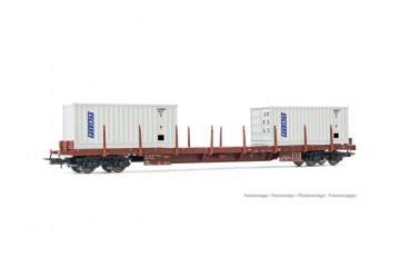 H0 I FS Flachwagen, RGs, bel., 4A, L=229mm, Ep.IV- V, " FIAT ",  etc....................
