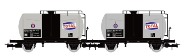 H0 I FS Kesselwagen Set 2x, 2A, Ep.III, " Total ", etc.......................