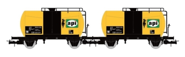 H0 I FS Kesselwagen Set 2x, 2A, Ep.IV, " API ", etc......................